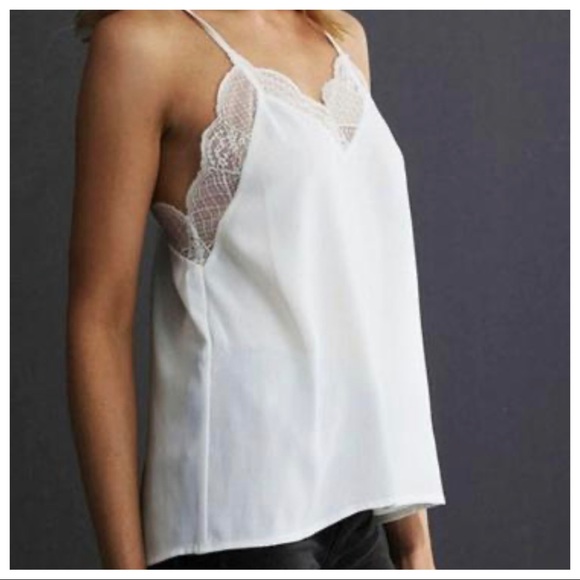 ✨LAST ONES✨OFF WHITE PRETTY LACE CAMISOLE - Picture 2 of 5